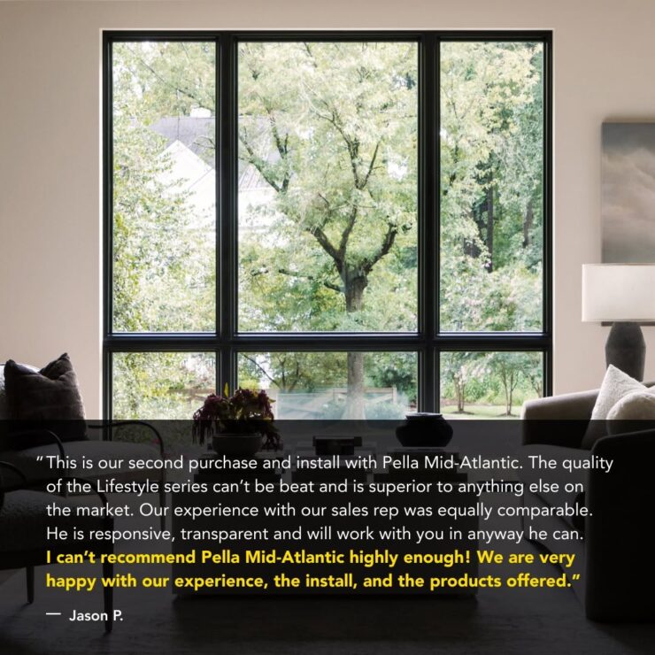 From standout quality to a seamless installation experience, we take pride in delivering windows that truly elevate your home. 🪟 #PellaMidAtlantic #PellaWindows