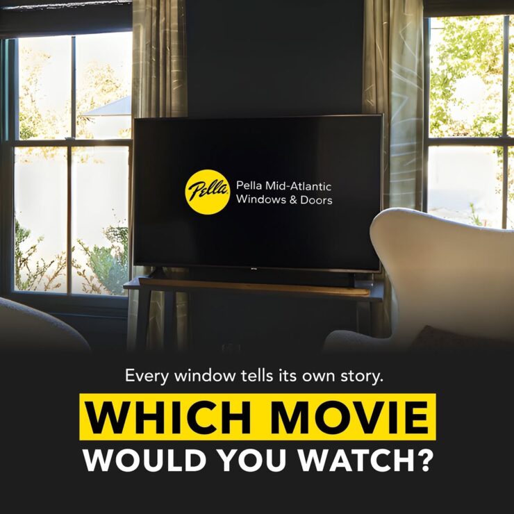 Every window has a story, and every story needs the right frame. 🎬
Find yours with Pella Mid⁠-⁠Atlantic. #PellaMidAtlantic #PellaWindows