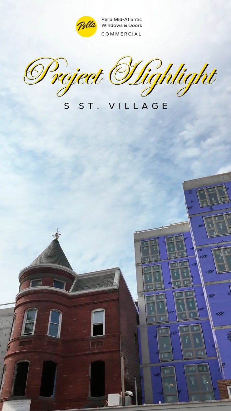 Project Highlight ✨

S Street Village is taking shape in D.C., bringing together affordable housing, community spaces, and historic restoration. Proud to be part of the project with Pella Impervia®, 250 Series, and Reserve® products. 💛

#PellaMidAtlantic