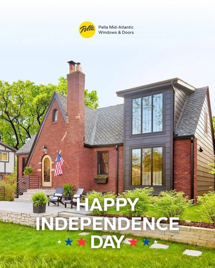 Happy Independence Day!

Wishing you a safe and joyful Fourth of July filled with family, friends, and time to celebrate. From all of us at Pella Mid⁠-⁠Atlantic, have a wonderful holiday!

#PellaMidAtlantic