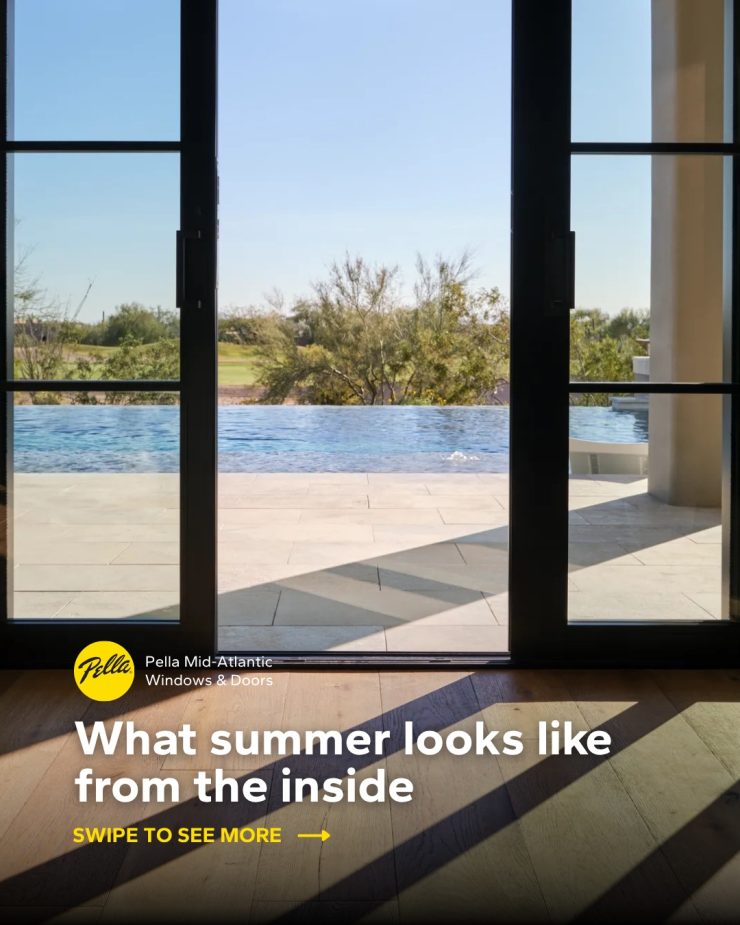 This is what summer looks like from the inside.

The right windows and doors don’t just let light in — they change how your whole home feels.

DM us to get connected with our team.

#PellaMidAtlantic