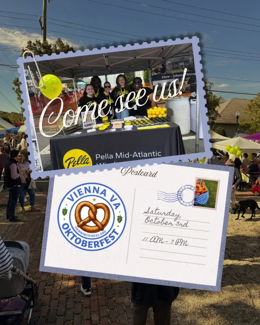 Proud to sponsor Vienna Oktoberfest 2026! 🥨
 
On Saturday, October 3, Historic Church Street will be bustling with 30,000 neighbors for Northern Virginia’s biggest free fall festival — live music, vendors, local beer, global food, and a free Kids Zone.

Come say hi to our team tomorrow!

@viennaoktoberfest #PellaMidAtlantic
