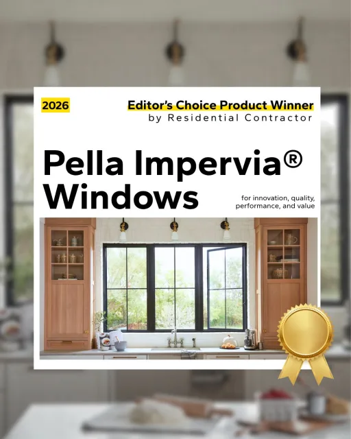 🏆 Pella Impervia® Fiberglass Windows are a 2026 Editor’s Choice Product Winner from Residential Contractor!

Recognized for innovation, quality, performance and value for residential remodelers, specialty contractors and custom home builders.

👉Learn more: https://pressroom.pella.com/pella-impervia-named-2026-editors-choice-product-winner/

#Pella #PellaMidAtlantic
