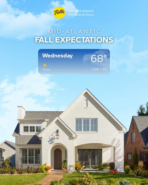 Swipe for the Mid⁠-⁠Atlantic fall experience. 😅 ➡️

We love a good sweater-weather day, but the forecast has other plans. Curious how your home handles fall’s mood swings? Ask us how Pella windows can help keep things comfortable inside, whatever the weather does outside.

#PellaMidAtlantic