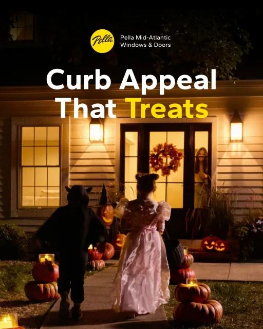 A little Halloween magic goes a long way! 🎃✨ From festive front porches to welcoming entryways, great curb appeal is all in the details.

And the best part? It doesn’t have to end when Halloween does. Schedule your free in home consultation with Pella Mid Atlantic and love your home’s curb appeal all year long.

#PellaMidAtlantic